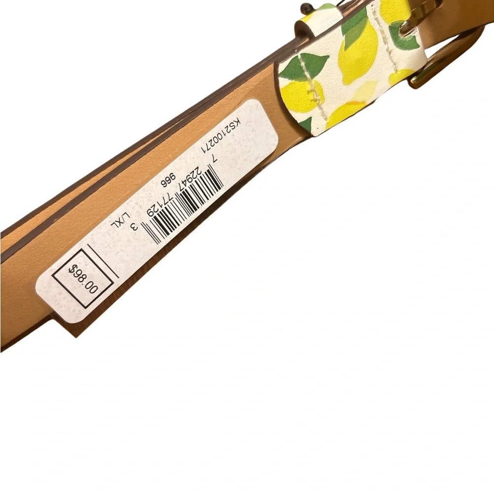 Kate Spade New York Leather Belt Bag in the Lemon Toss print NWT
